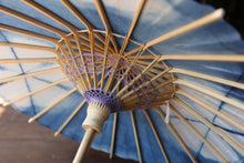 画像をギャラリービューアに読み込む, まめ和傘【石徹白藍染　綿花】
