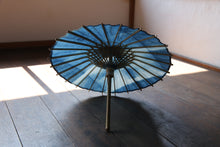 画像をギャラリービューアに読み込む, まめ和傘【石徹白藍染　窓】
