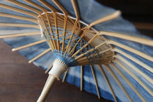 画像をギャラリービューアに読み込む, まめ和傘【石徹白藍染　窓】
