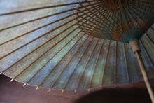 画像をギャラリービューアに読み込む, 日傘【二重張 かすみ染め ブルー系×白】（女竹） - 和傘CASA
