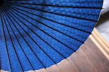 画像をギャラリービューアに読み込む, 日傘【二重張　青×市松模様】
