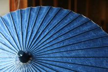 画像をギャラリービューアに読み込む, 日傘【二重張　青×市松模様】
