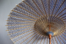 画像をギャラリービューアに読み込む, 日傘【二重張　青×市松模様】
