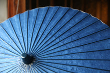 画像をギャラリービューアに読み込む, 日傘【二重張　青×ひし形】

