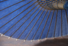 画像をギャラリービューアに読み込む, 日傘【二重張　青×ひし形】
