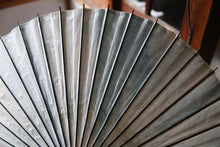 画像をギャラリービューアに読み込む, 日傘【二重張　白×もみ紙 水色】
