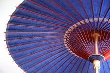 画像をギャラリービューアに読み込む, 【Y様専用】番傘【紺（赤骨）】
