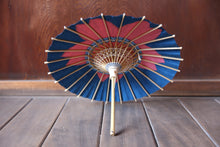 画像をギャラリービューアに読み込む, まめ和傘【切継ぎ　桜（青×ピンク）】 - 和傘CASA
