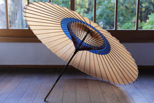 画像をギャラリービューアに読み込む, 蛇の目傘【中張　柿渋染×藍】
