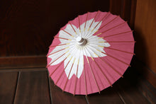 画像をギャラリービューアに読み込む, まめ和傘【切継ぎ　桜（ピンク×白）】 - 和傘CASA
