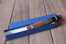 画像をギャラリービューアに読み込む, まめ和傘【切継ぎ　桜（茶×黒）】 - 和傘CASA
