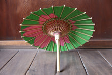 画像をギャラリービューアに読み込む, まめ和傘【切継ぎ　桜（緑×ピンク）】 - 和傘CASA
