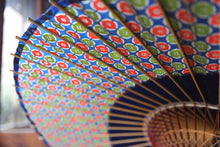 画像をギャラリービューアに読み込む, 蛇の目傘【月奴　紺×丸模様】
