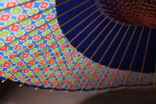 画像をギャラリービューアに読み込む, 蛇の目傘【月奴　紺×丸模様】
