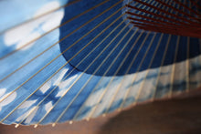 画像をギャラリービューアに読み込む, 蛇の目傘【石徹白藍染2024　軒奴　輝】
