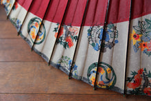 画像をギャラリービューアに読み込む, 蛇の目傘【月奴　赤×四君子】 （竹柄）
