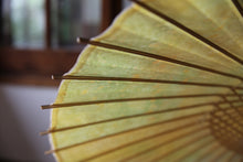 画像をギャラリービューアに読み込む, 日傘【二重張 かすみ染め 菜の花×白】（女竹）
