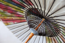 画像をギャラリービューアに読み込む, 日傘【二重張　紺×ムラ染×白】
