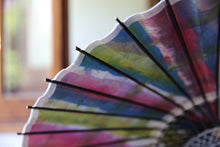 画像をギャラリービューアに読み込む, 日傘【二重張　紺×ムラ染×白】
