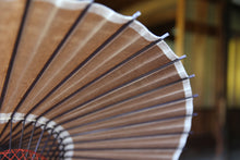 画像をギャラリービューアに読み込む, 日傘【柿渋染（黒骨）】 （オレンジ） - 和傘CASA
