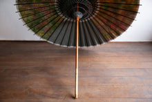 画像をギャラリービューアに読み込む, 日傘【二重張　紫×もみ紙×カーキ】
