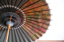 画像をギャラリービューアに読み込む, 日傘【二重張　紫×もみ紙×カーキ】
