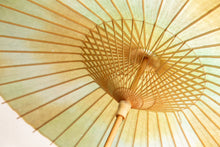 画像をギャラリービューアに読み込む, 日傘【二重張　かすみ染め オレンジグリーン×白】
