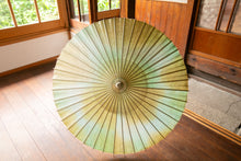 画像をギャラリービューアに読み込む, 日傘【二重張　かすみ染め オレンジグリーン×白】
