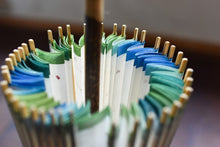 Load image into Gallery viewer, 日傘【軒ぼかし　緑青】 - 和傘CASA
