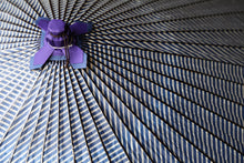 画像をギャラリービューアに読み込む, 蛇の目傘【青ストライプ】 - 和傘CASA
