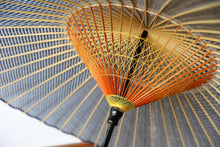 画像をギャラリービューアに読み込む, 蛇の目傘【青ストライプ】 - 和傘CASA
