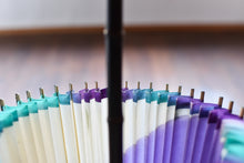 画像をギャラリービューアに読み込む, 蛇の目傘【月奴　ラベンダー×藍の葉】 - 和傘CASA
