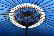 画像をギャラリービューアに読み込む, 蛇の目傘【中張り　藍染(藍)】 - 和傘CASA
