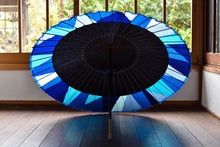 Load image into Gallery viewer, Janome Umbrella [Nokidatsu Black x Cut Joint (Blue)]
