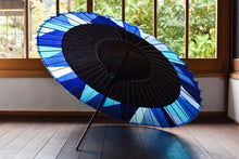 Load image into Gallery viewer, Janome Umbrella [Nokidatsu Black x Cut Joint (Blue)]
