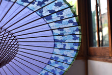 画像をギャラリービューアに読み込む, 蛇の目傘【軒奴　ラベンダー×あじさい】
