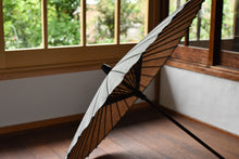 Load image into Gallery viewer, 日傘【二重張　薄墨×柿渋】 - 和傘CASA
