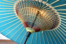 画像をギャラリービューアに読み込む, 蛇の目傘【無地　ターコイズ】 - 和傘CASA
