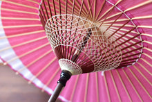 画像をギャラリービューアに読み込む, 日傘【月奴　ピンク×紫陽花】 - 和傘CASA
