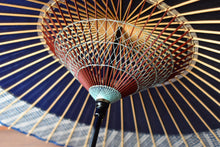 画像をギャラリービューアに読み込む, 蛇の目傘【軒奴　紺×格子模様】
