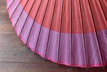 画像をギャラリービューアに読み込む, 蛇の目傘【軒奴　橙×よろけ縞】
