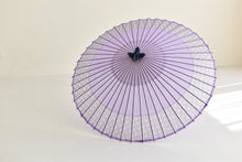 画像をギャラリービューアに読み込む, 蛇の目傘【軒奴　ラベンダー×ガラスボタン】
