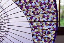 将图片加载到图库查看器，蛇の目傘【月奴　ラベンダー×氷割れ】 - 和傘CASA
