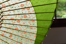 将图片加载到图库查看器，蛇の目傘【月奴　小花×鶯】 - 和傘CASA
