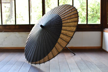 Load image into Gallery viewer, 日傘【月奴　黒×柿渋(ローズピンク)】 - 和傘CASA
