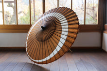 画像をギャラリービューアに読み込む, 日傘【三日月　柿渋鉄】
