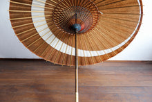 画像をギャラリービューアに読み込む, 日傘【三日月　柿渋鉄】
