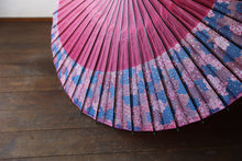 画像をギャラリービューアに読み込む, 小蛇の目傘【月奴　ピンク×あじさい】 - 和傘CASA
