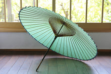 画像をギャラリービューアに読み込む, 蛇の目傘【鹿の子 緑】 - 和傘CASA
