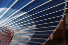 画像をギャラリービューアに読み込む, 蛇の目傘【石徹白藍染2023　助六四角】
